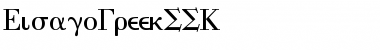 EisagoGreekSSK Regular Font