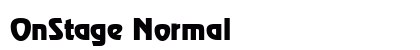 OnStage Normal font free download