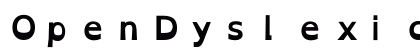 OpenDyslexicAlta Nerd Font Mono Bold Preview