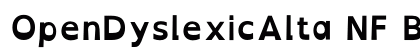 OpenDyslexicAlta NF Bold font free download