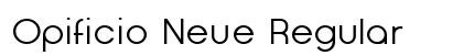 Opificio Neue Regular preview