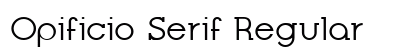 Opificio Serif Regular font free download