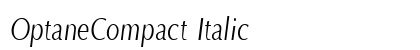 OptaneCompact Italic Preview