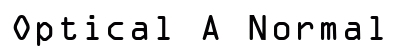 Optical A Normal font free download