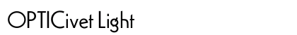 OPTICivet Light font free download
