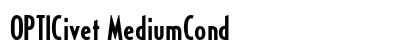 OPTICivet MediumCond font free download