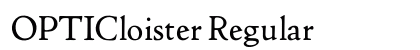 OPTICloister Regular Preview