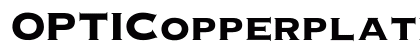 OPTICopperplate Heavy font free download