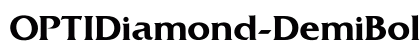 OPTIDiamond-DemiBold Regular font free download