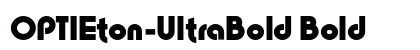 OPTIEton-UltraBold Bold font free download
