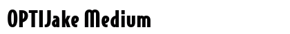 OPTIJake Medium font free download