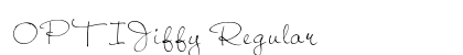 OPTIJiffy Regular Font Preview