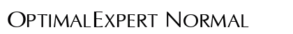 OptimalExpert Normal font free download