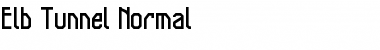 Download Elb-Tunnel Font