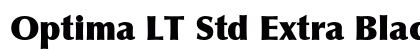 Optima LT Std Extra Black Preview