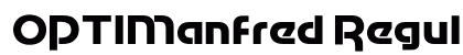 OPTIManfred Regular font free download