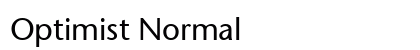 Optimist Normal font free download