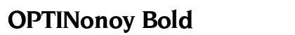 OPTINonoy Bold Preview