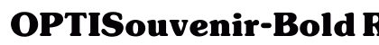 OPTISouvenir-Bold Regular font free download
