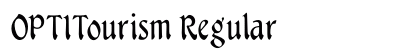 OPTITourism Regular font free download