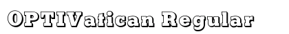 OPTIVatican Regular font free download