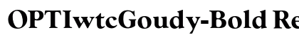 OPTIwtcGoudy-Bold Regular font free download