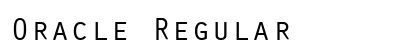 Oracle Regular font free download