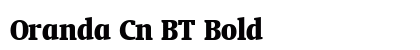 Oranda Cn BT Bold Font Preview