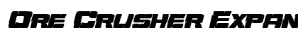 Ore Crusher Expanded Italic Expanded Italic
