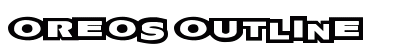 Oreos Outline Font Preview