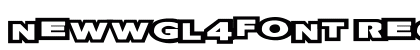 NewWGL4Font Regular font free download