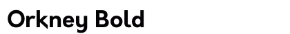 Orkney Bold font free download