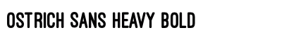 Ostrich Sans Heavy Bold font free download