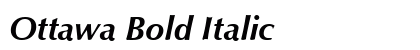 Ottawa Bold Italic Font Ottawa Bold Italic Font Preview