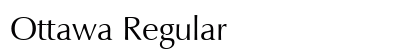 Ottawa Regular Font Ottawa Regular Font Preview