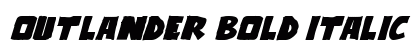 Outlander Bold Italic Preview
