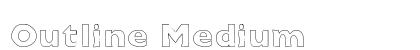 Outline Medium font free download