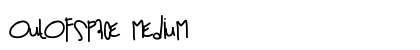 OutOfSpace Medium font free download