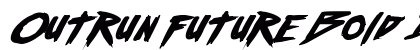 Outrun future Bold Italic Preview