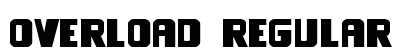 overload Regular font free download