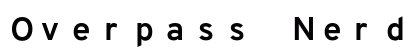Overpass Nerd Font Mono Bold Preview