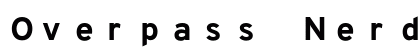 Overpass Nerd Font Mono Regular Preview