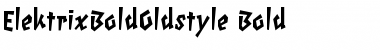 ElektrixBoldOldstyle Font