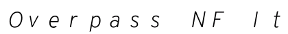 Overpass NF Italic font free download