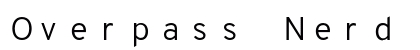 Overpass Nerd Font Mono Regular Preview