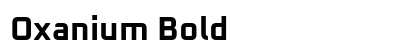 Oxanium Bold font free download