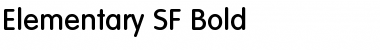 Elementary SF Font