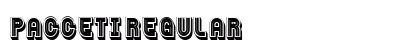 Pacceti Regular Font Preview Pacceti Regular Font Preview
