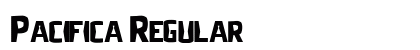Pacifica Regular Font Preview Pacifica Regular Font Preview