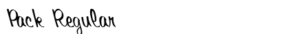 Pack Regular Font Preview Pack Regular Font Preview